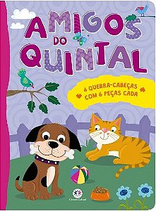 Quebra-Cabeça de 6 Peças - Amigos do Quintal