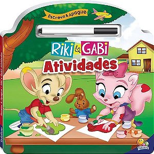 Escreva e Apague - Riki & Gabi - Atividades
