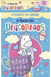 Kit com Máscara - A Magia dos Unicórnios