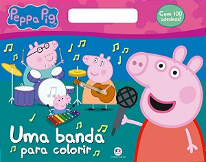 Megabloco - Peppa Pig - Uma Banda para Colorir