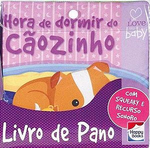 Livro de Pano - Hora de Dormir do Cãozinho