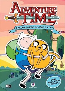 Diversão com Adesivos - Adventure Time - Pas. de Jake e Finn