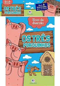 Bloco da Diversão - Os 3 Porquinhos - Lembrancinha de Festa
