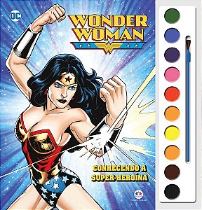 Aquarela - Wonder Woman - Conhecendo a Super-Heroína