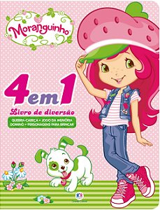 Livro de Diversão 4 em 1 - Moranguinho