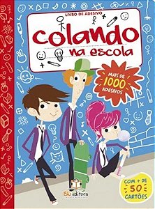 Livro de Adesivo - Colando na Escola