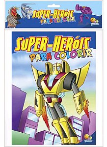 Solapa Grande c/ 10 Livros - Super-Heróis Para Colorir