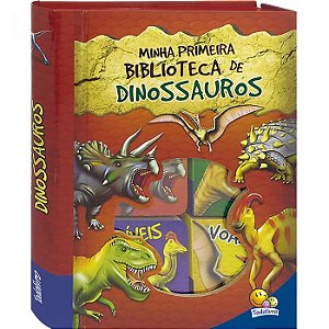 Minha Primeira Biblioteca de Dinossauros com 6 unidades