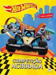 Lendo e Colorindo - Hot Whels - Competição Acirrada