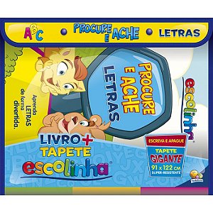 Livro + Tapete - Procure e Ache - Letras