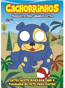Prancheta para Colorir - Cachorrinhos