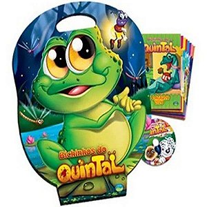 Maleta c/ 8 Livros - Bichinhos do Quintal