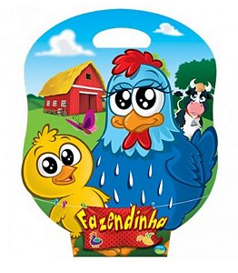 Maleta c/ 8 Livros - Fazendinha