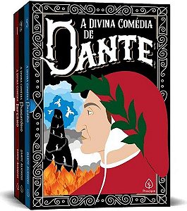 Box com 3 Livros - A Divina Comédia de Dante