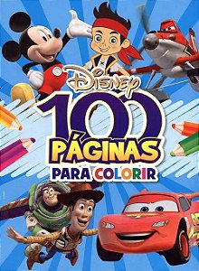 Livro: 100 Páginas para Colorir - Disney Azul
