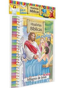Ler e Colorir - Histórias Bíblicas - Col. com 10 Unidades