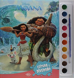 Leitura e Diversão - Aquarela - Moana