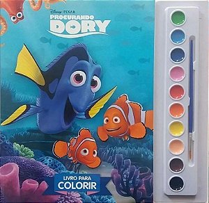Leitura e Diversão - Aquarela - Disney - Procurando Dory