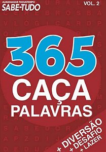 Almanaque Passatempo Sabe-Tudo - 365 Caça-Palavras - Vol. 02