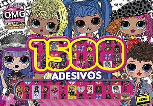 Prancheta para Colorir com 1500 Adesivos - LOL Surprise OMG