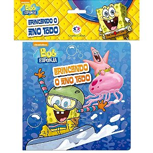 Livro de Banho - Bob Esponja - Brincando o Ano Todo