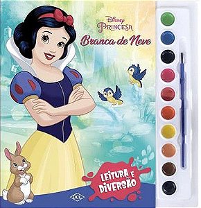 Leitura e Diversão - Aquarela - Disney - Branca de Neve