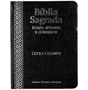 Bíblia Sagrada - Harpa Avivada e Corinhos - Covertex - Preto