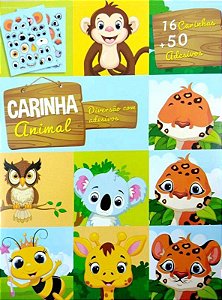 Diversão com Adesivos - Carinha de Animal
