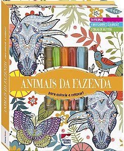 Meu SuperKit Brilhante de Arteterapia - Animais da Fazenda