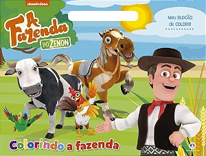 Meu Blocão de Colorir - Fazenda do Zenon - Colorindo a Fazen