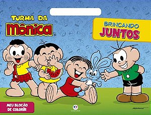 Meu Blocão de Colorir - Turma da Mônica - Brincando Juntos