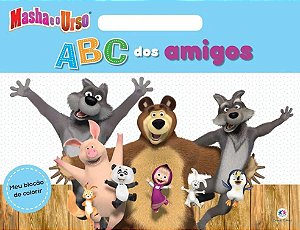 Meu Blocão de Colorir - Masha e o Urso - ABC dos Amigos