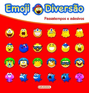 Emoji Diversão - Vermelho - Passatempos e Adesivos