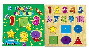 Peças para Encaixar - Brincando com Formas e Números
