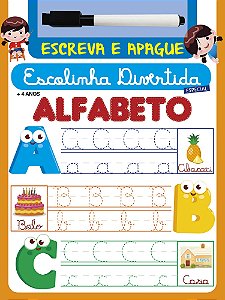 Escreva e Apague - Escolinha Divertida Especial - Alfabeto