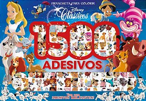 Prancheta para Colorir com 1500 Adesivos - Disney Clássicos
