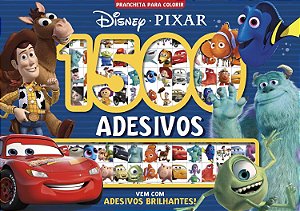 Prancheta para Colorir com 1500 Adesivos - Disney Pixar