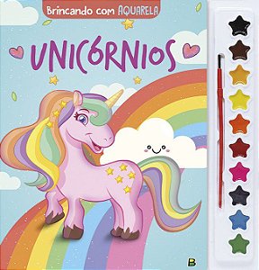 Brincando com Aquarela - Unicórnios