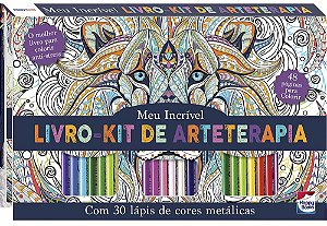 Livro de Colorir Adulto Antiestresse Arteterapia que Inspira