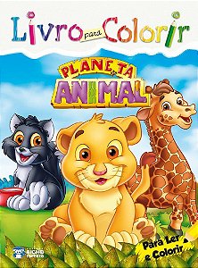 Livro Para Colorir - Ler e Colorir - Planeta Animal