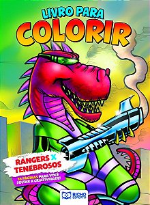Livro Para Colorir - Jornada do Herói - Rangers x Tenebrosos