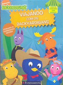 Livro de Ativ. com Adesivos - Viajando com os Backyardigans