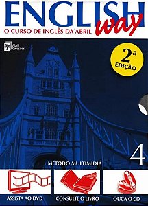 English Way - Curso de Inglês - Vol. 04 - Livro, CD e DVD
