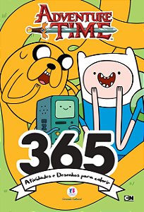 Livro: 365 Atividades e Desenhos p/ Colorir - Adventure Time