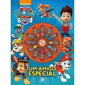 Livro c/ Giz de Cera - Patrulha Canina - Um Amigo Especial