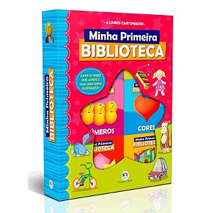 Box c/ 6 Minilivros - Minha Primeira Biblioteca