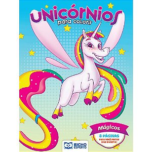 Livro Para Colorir - Unicórnios Mágicos