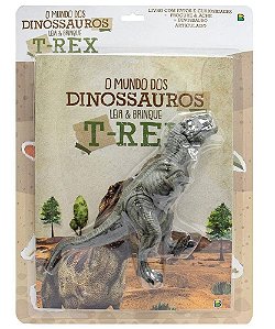 O Mundo dos Dinossauros - Leia & Brinque - T-Rex