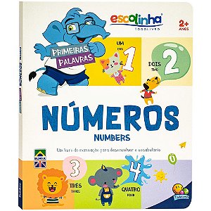 Escolinha Tod. - Primeiras Palavras - Bilíngue - Números