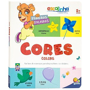 Escolinha Todolivro - Primeiras Palavras - Bilíngue - Cores
